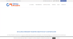Desktop Screenshot of clinicamiradent.com