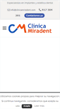 Mobile Screenshot of clinicamiradent.com